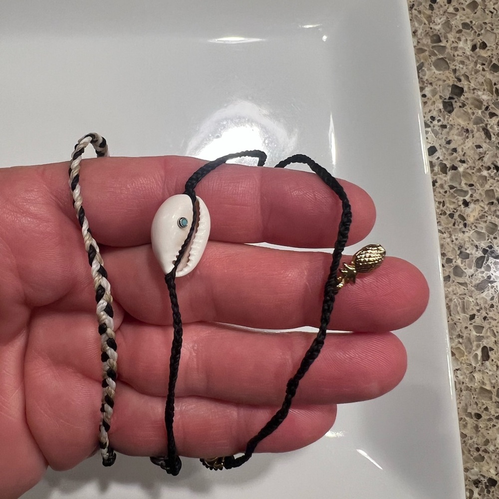 Pura Vida Black and White Minimalist Bracelet